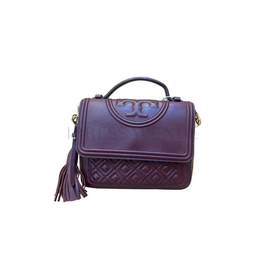 Tory Burch Fleming Convertible Burgundy & Maroon