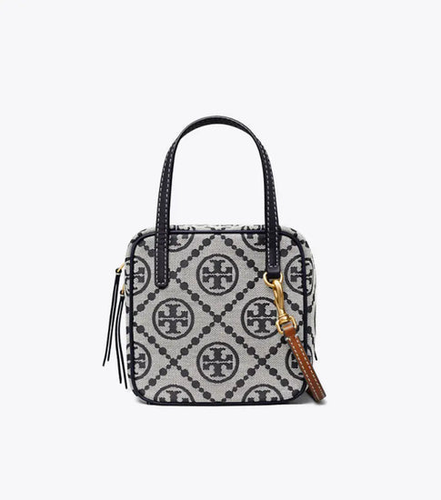 Tory Burch T Monogram Jacquard Cube Crossbody Bag