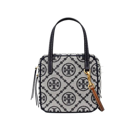 Tory Burch T Monogram Jacquard Cube Crossbody Bag