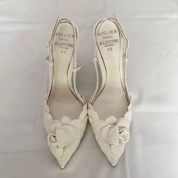 Valentino Garavani Atelier 03 Rose Edition Heels White Size 38 Shoes