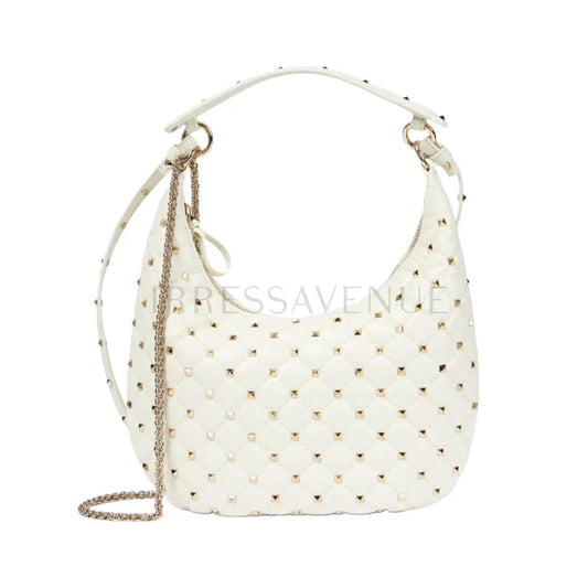 Valentino Rock Studt Hobo Bag Shoulder