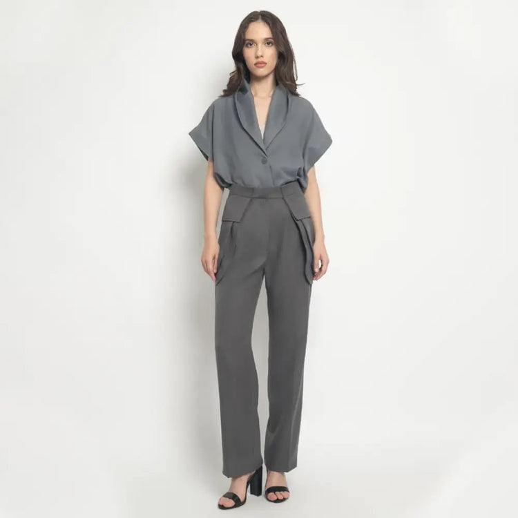 Vimala Pants Grey L Clothing