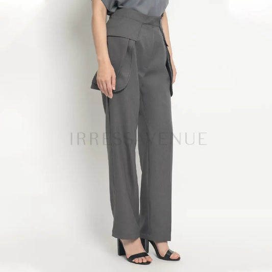 Vimala Pants Grey L Clothing