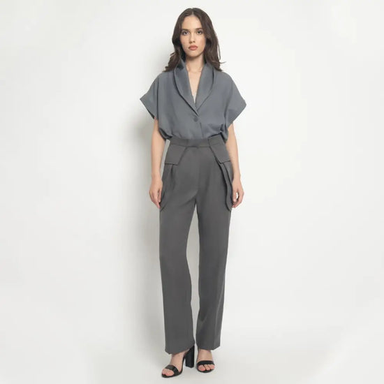 Vimala Pants Grey Xl Clothing