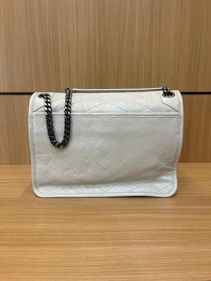 Ysl Niki Medium White 2024 Crossbody Bag