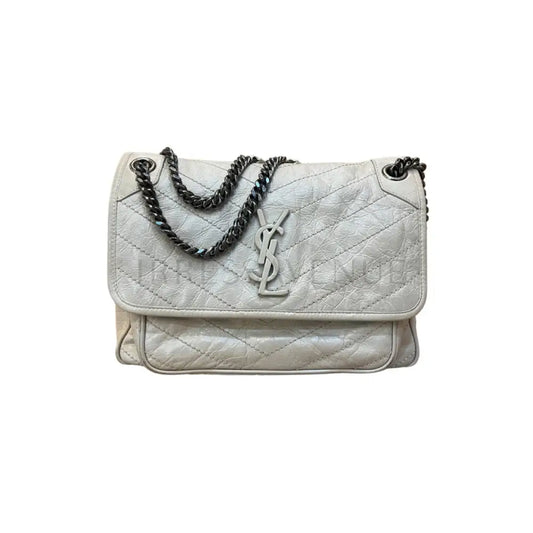 Ysl Niki White Medium 2022 Shoulder Bags