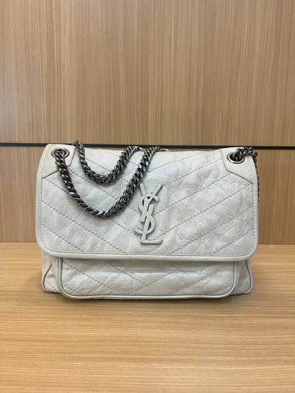 Ysl Niki White Medium 2022 Shoulder Bags