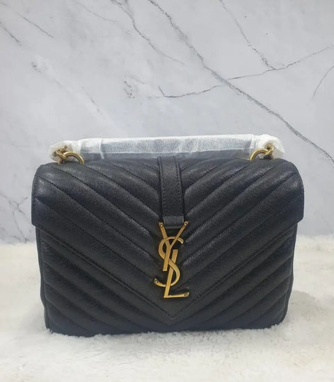 Yves Saint Laurent Collage Medium Black Ghw Crossbody Bag