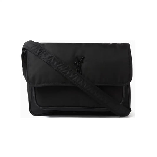 Yves Saint Laurent Niki Medium Econyl Black With Adjustable Straps Crossbody Bag